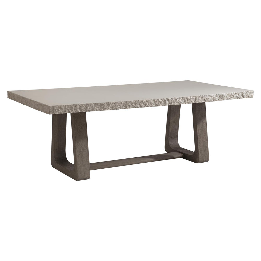 Trouville Outdoor Dining Table - Sand Grey Finish-Bernhardt-BHDT-K1865-Outdoor Dining Tables-2-France and Son
