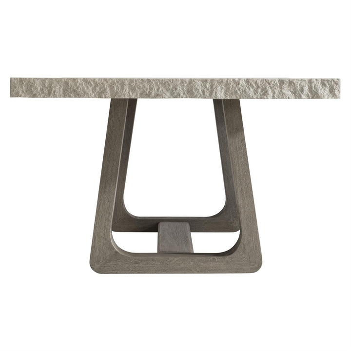 Trouville Outdoor Dining Table - Sand Grey Finish-Bernhardt-BHDT-K1865-Outdoor Dining Tables-3-France and Son