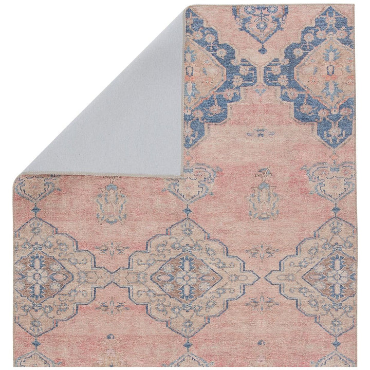 Vibe by Jaipur Living Adalee Medallion Pink/ Blue Area Rug (7'6"X9'6")