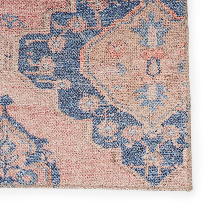 Vibe by Jaipur Living Adalee Medallion Pink/ Blue Area Rug (5'X7'6")