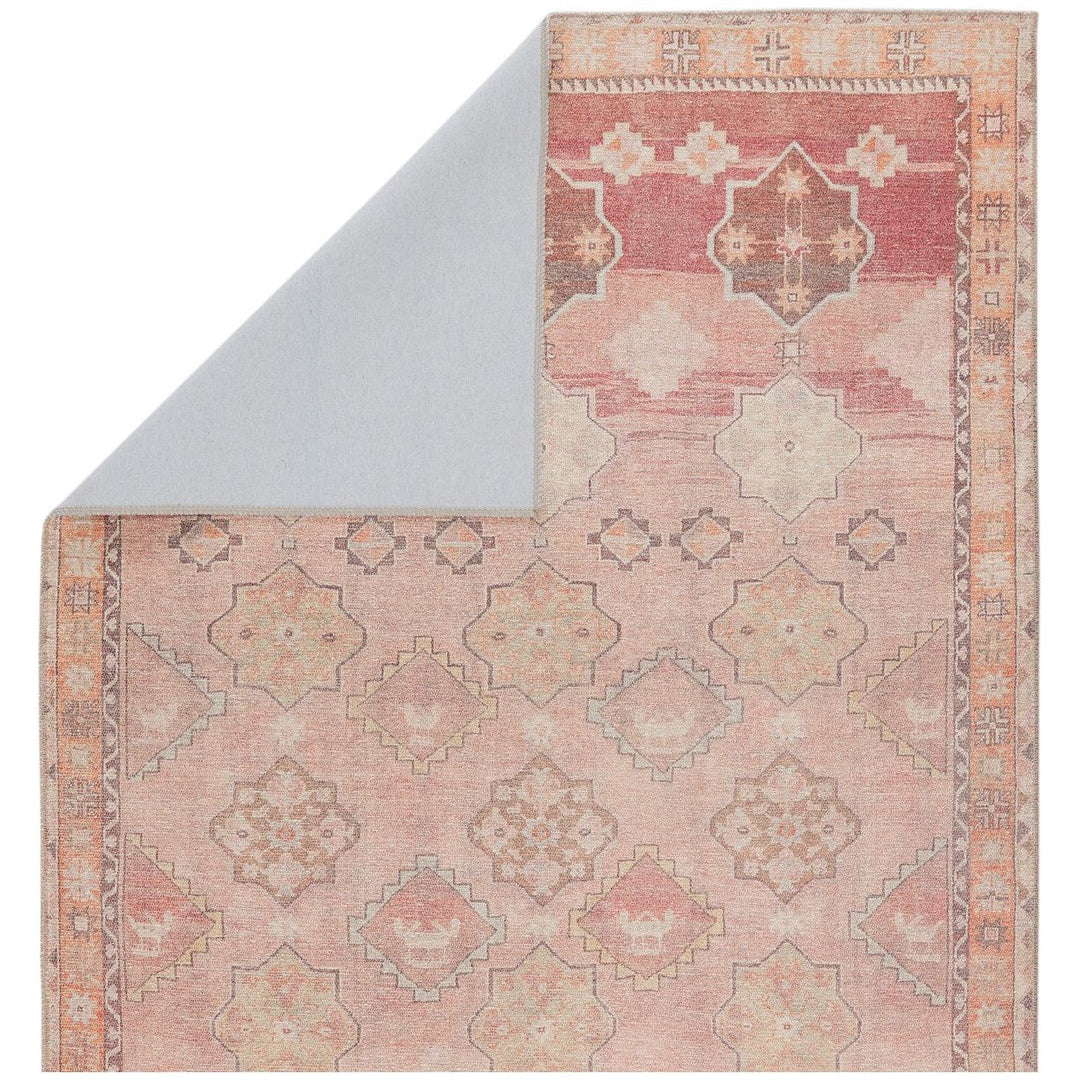 Vibe by Jaipur Living Bijou Medallion Pink/ Orange Area Rug (5'X7'6")