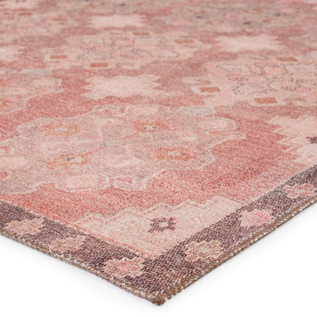 Vibe by Jaipur Living Chilton Medallion Pink/ Brown Area Rug (3'9"X6')