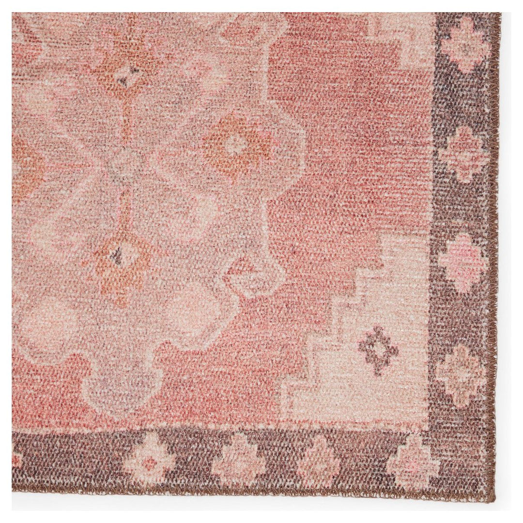 Vibe by Jaipur Living Chilton Medallion Pink/ Brown Area Rug (3'9"X6')