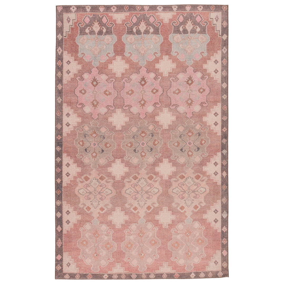 Vibe by Jaipur Living Chilton Medallion Pink/ Brown Area Rug (3'9"X6')