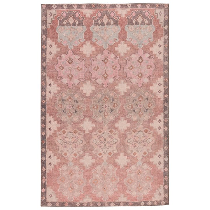 Vibe by Jaipur Living Chilton Medallion Pink/ Brown Area Rug (6'X9')