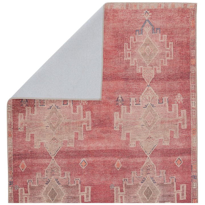 Vibe by Jaipur Living Evadne Medallion Pink/ Blue Area Rug (9'X12')