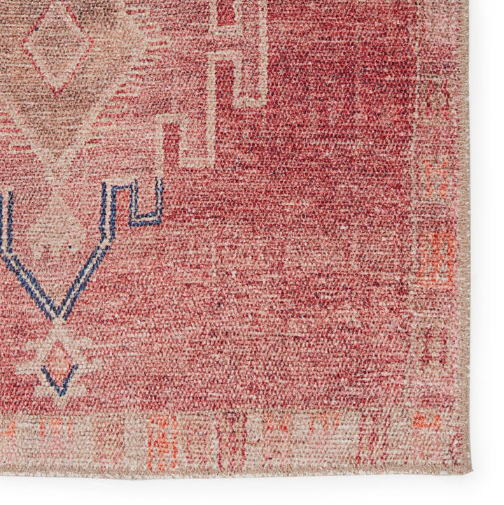 Vibe by Jaipur Living Evadne Medallion Pink/ Blue Area Rug (5'X7'6")