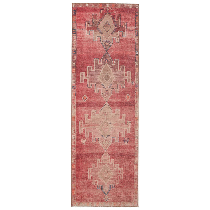 Vibe by Jaipur Living Evadne Medallion Pink/ Blue Area Rug (5'X7'6")