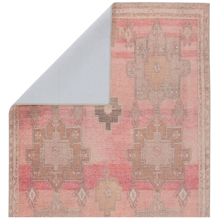 Vibe by Jaipur Living Faron Medallion Pink/ Tan Area Rug (5'X7'6")