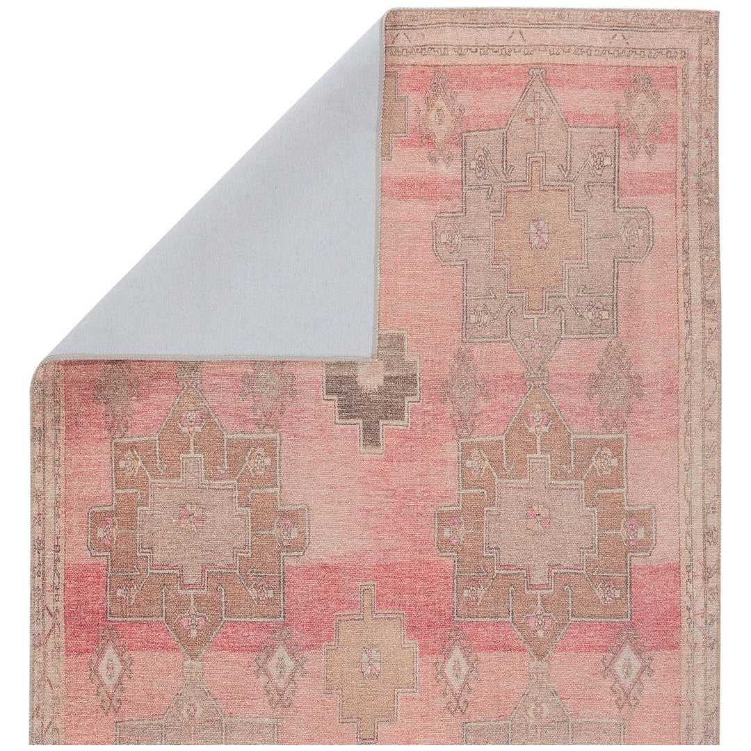 Vibe by Jaipur Living Faron Medallion Pink/ Tan Runner Rug (2'6"X12')