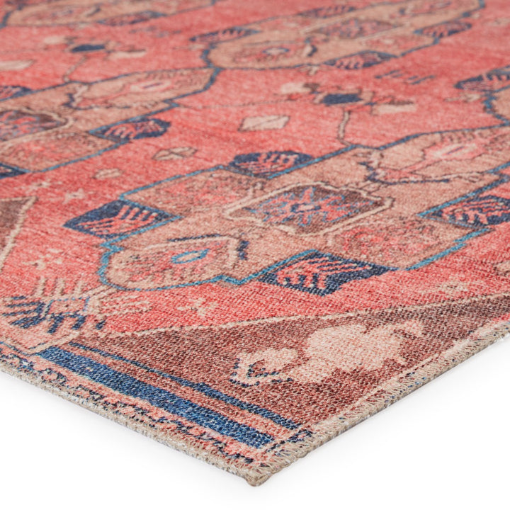 Vibe by Jaipur Living Lani Medallion Pink/ Blue Area Rug (5'X7'6")