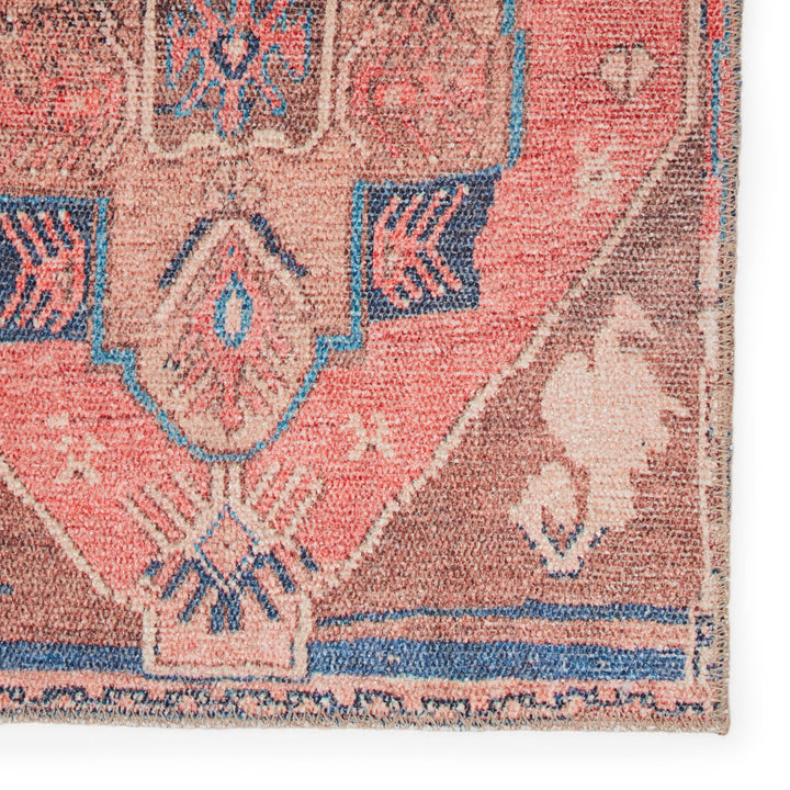 Vibe by Jaipur Living Lani Medallion Pink/ Blue Runner Rug (2'6"X12')