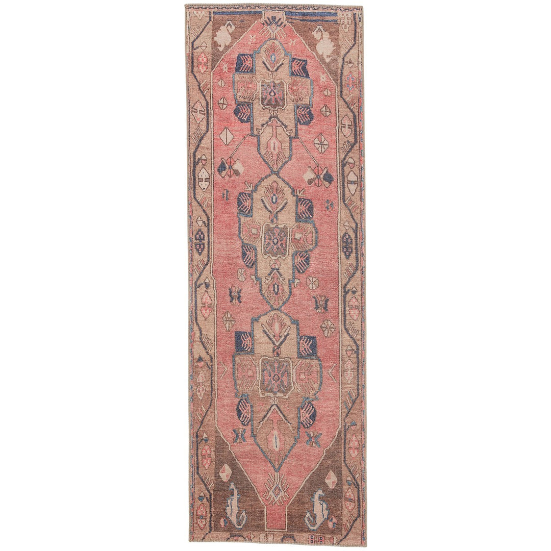 Vibe by Jaipur Living Lani Medallion Pink/ Blue Area Rug (5'X7'6")