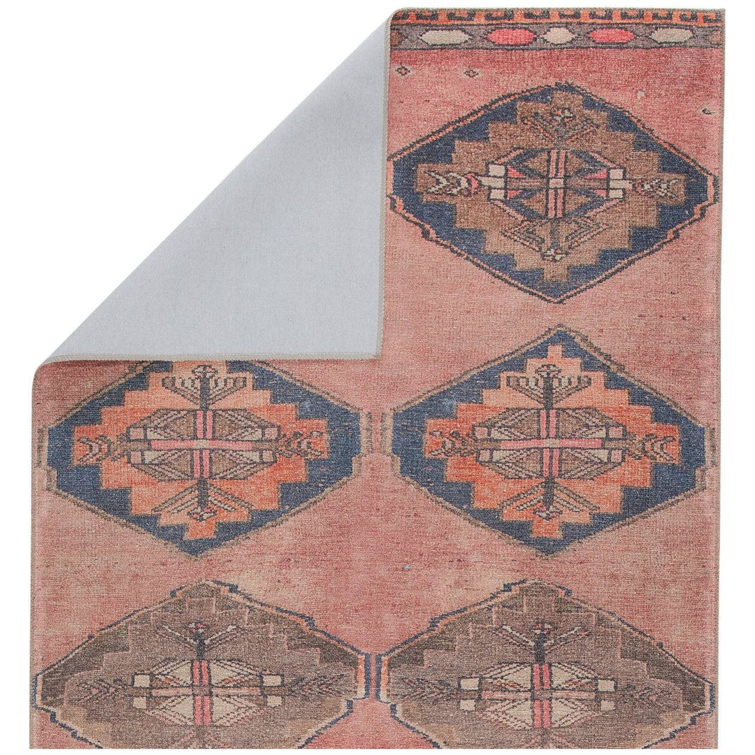 Vibe by Jaipur Living Mirta Medallion Pink/ Blue Runner Rug (2'6"X7'6")