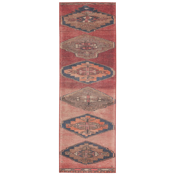 Vibe by Jaipur Living Mirta Medallion Pink/ Blue Area Rug (3'9"X6')