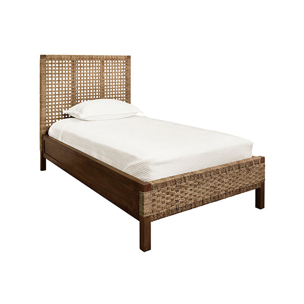 Beds Karina Seagrass Wrapped Bed Twin