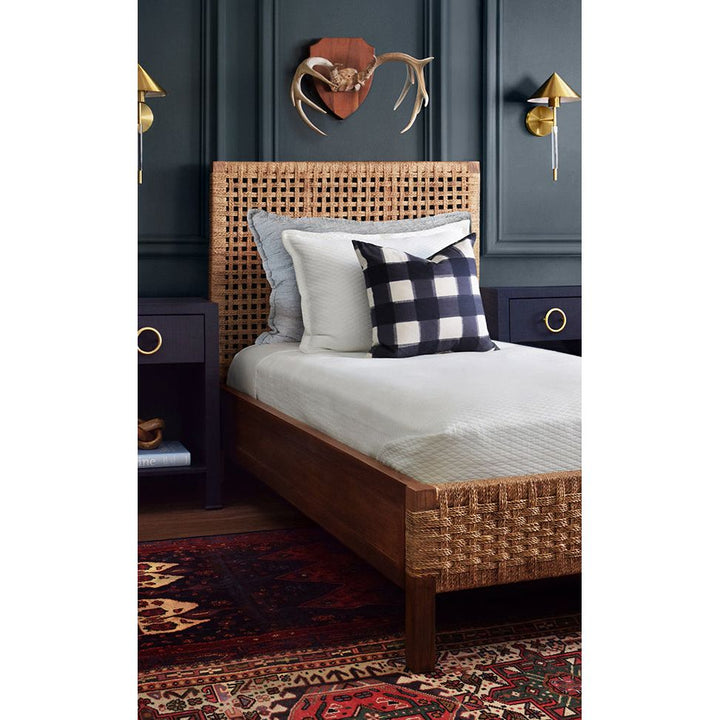 Beds Karina Seagrass Wrapped Bed Twin