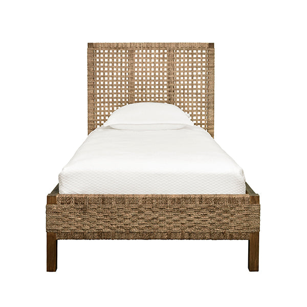 Beds Karina Seagrass Wrapped Bed Twin
