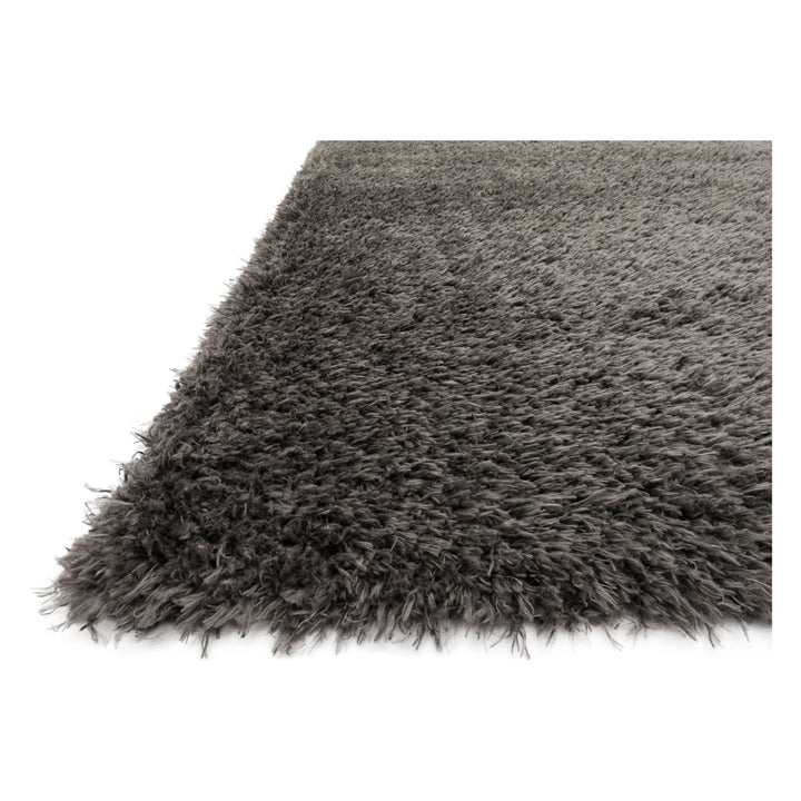 Loloi Kayla Shag Grey 3'-9" x 5'-9" Accent Rug