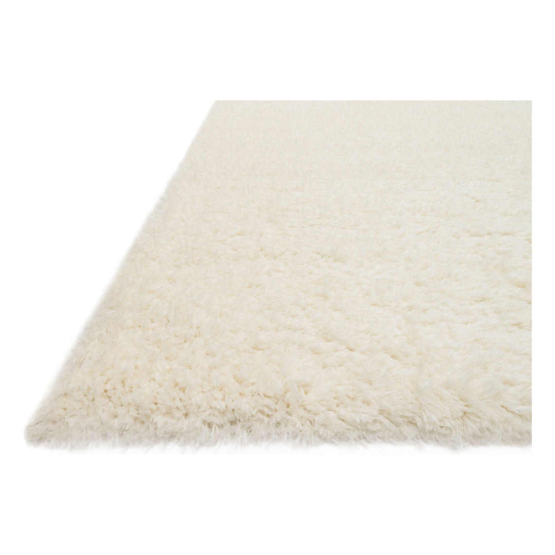 Loloi Kayla Shag Ivory 18" x 18" Sample Rug