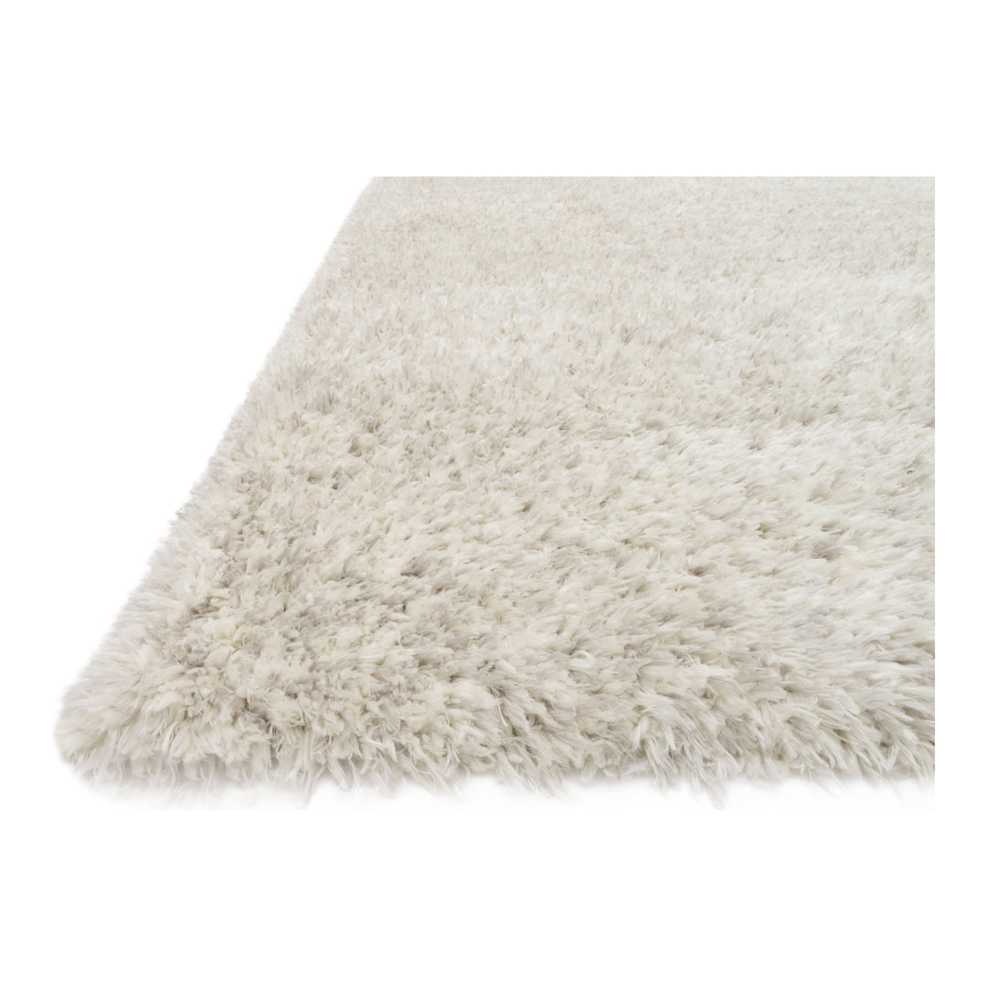 Loloi Kayla Shag Lt Grey 3'-9" x 5'-9" Accent Rug