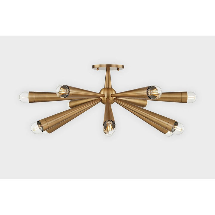 Flush Mounts Keanu Semi Flush - Patina Brass