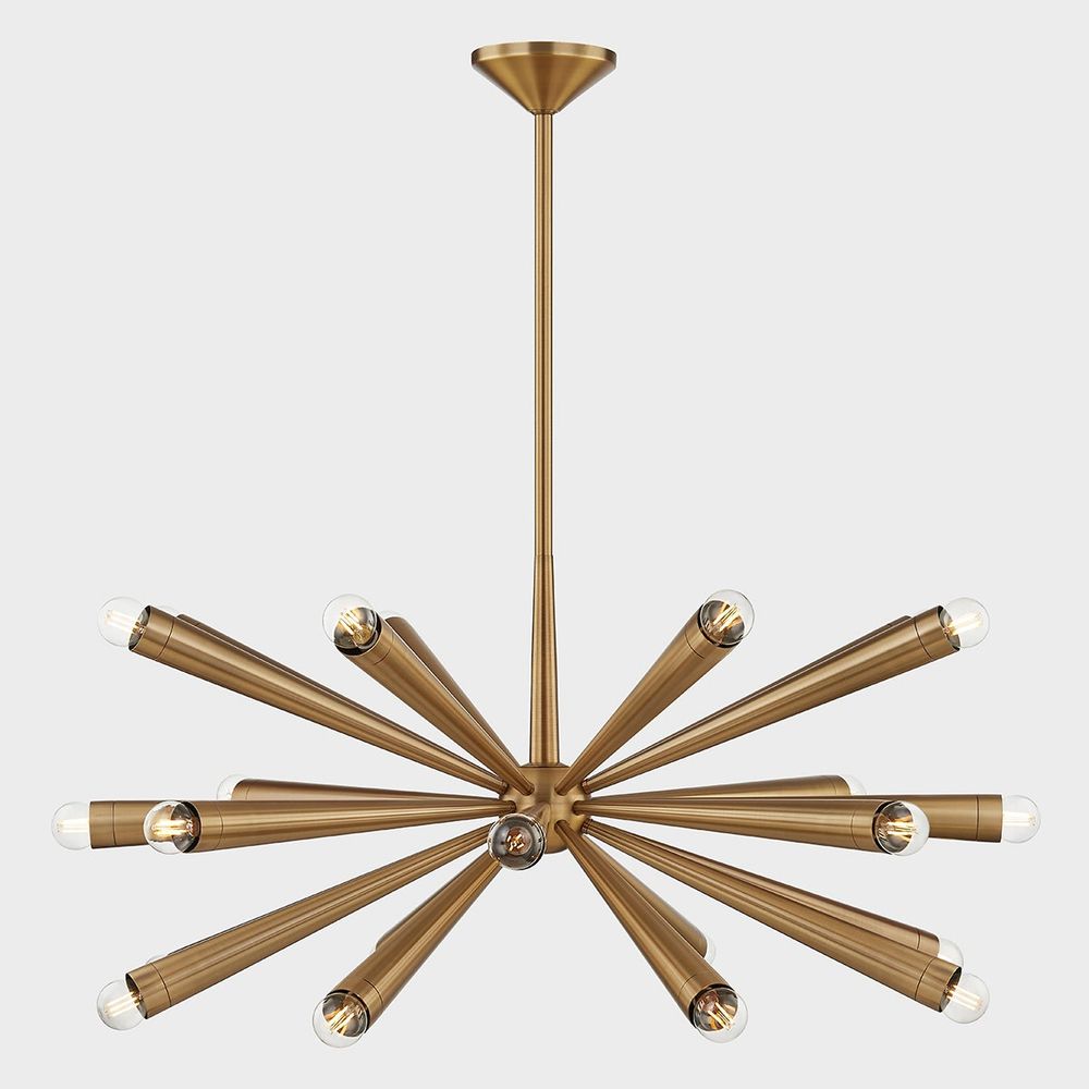 Keanu Chandelier - Patina Brass