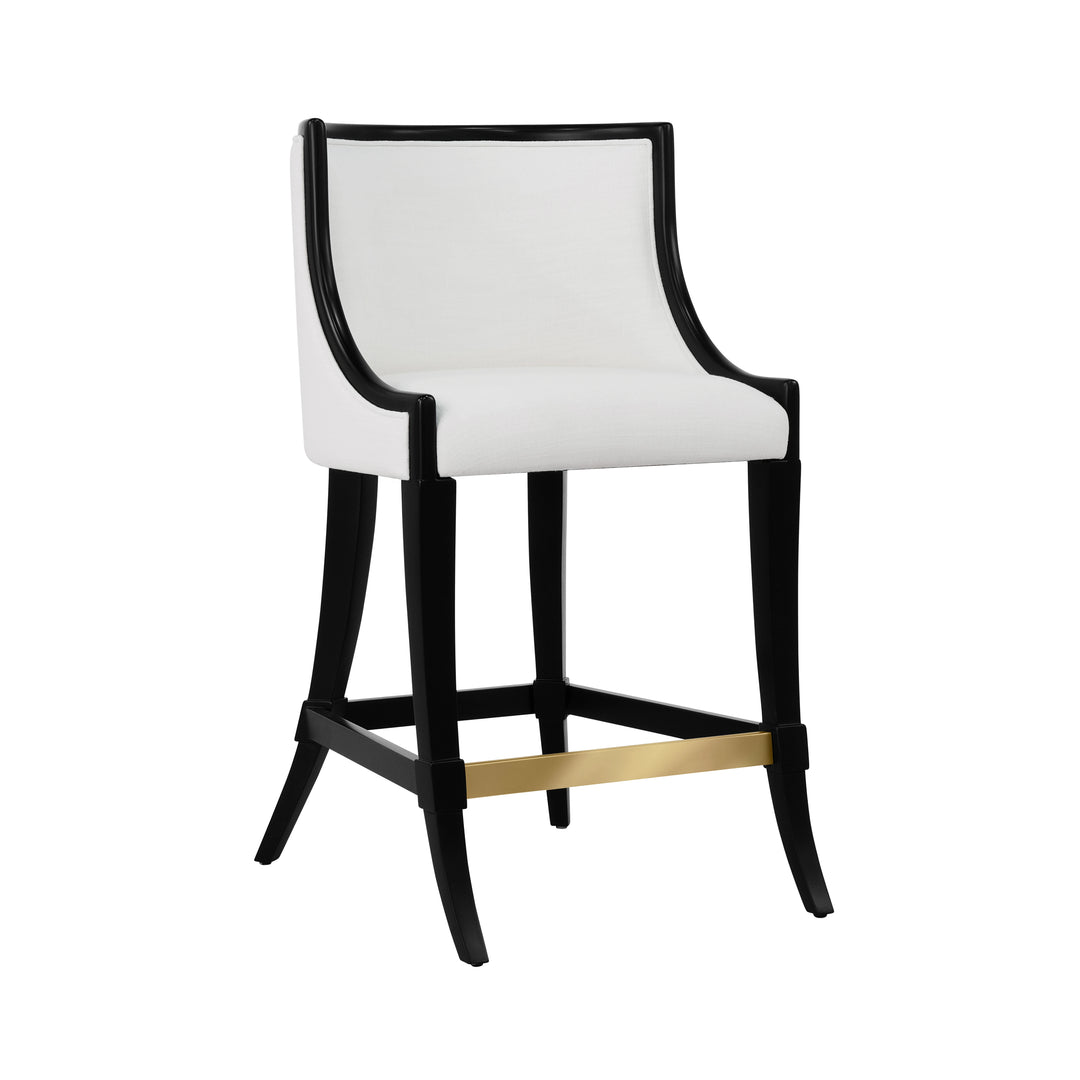 Keaton Klismos Leg Counter Stool
