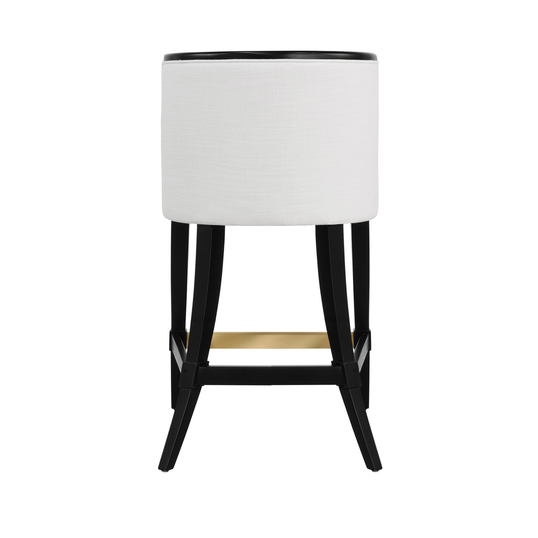 Keaton Klismos Leg Counter Stool