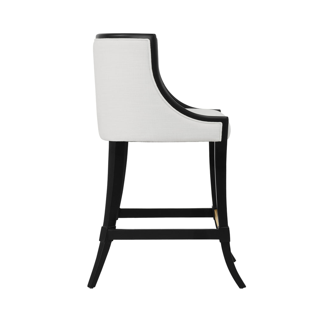 Keaton Klismos Leg Counter Stool