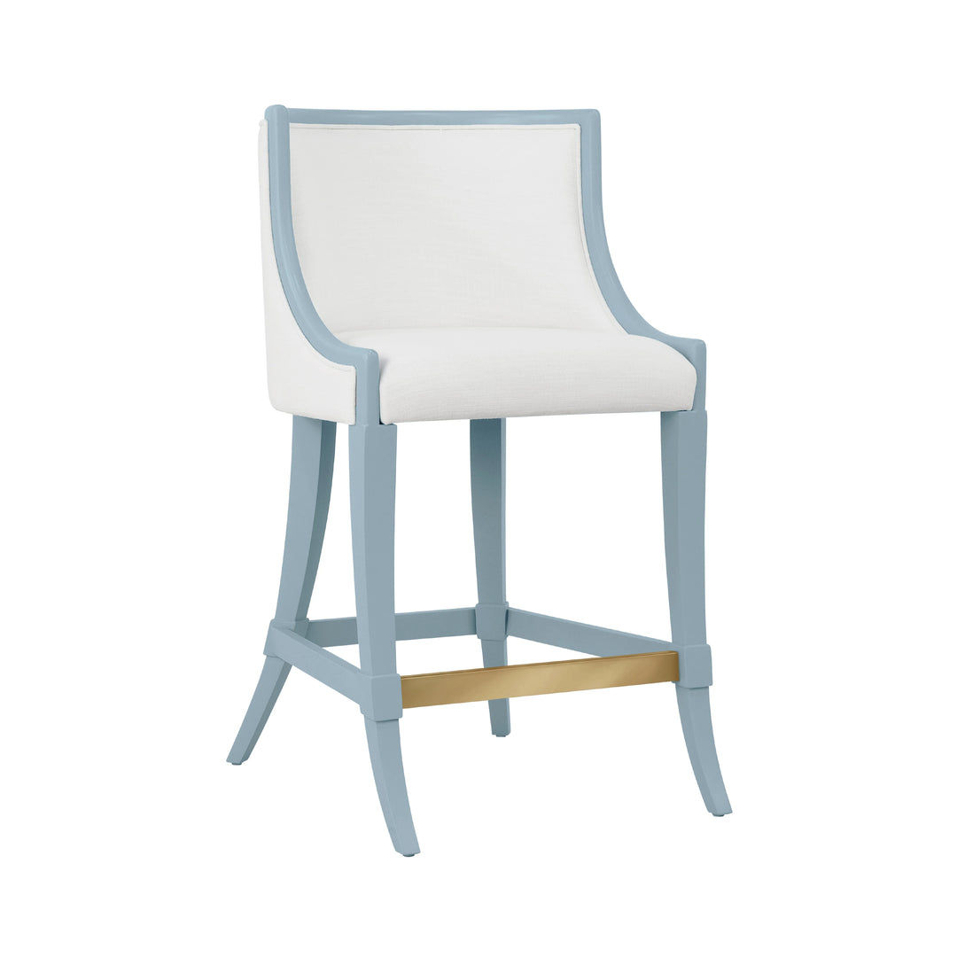 Keaton Klismos Leg Counter Stool