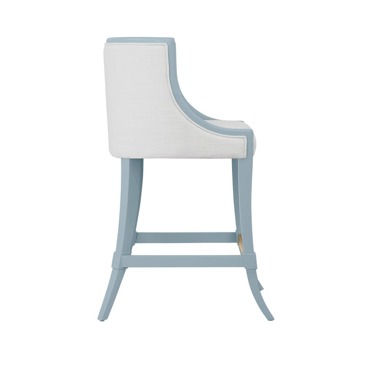 Keaton Klismos Leg Counter Stool