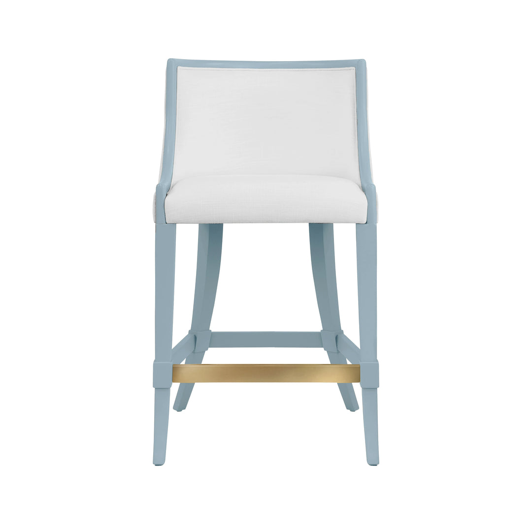 Keaton Klismos Leg Counter Stool