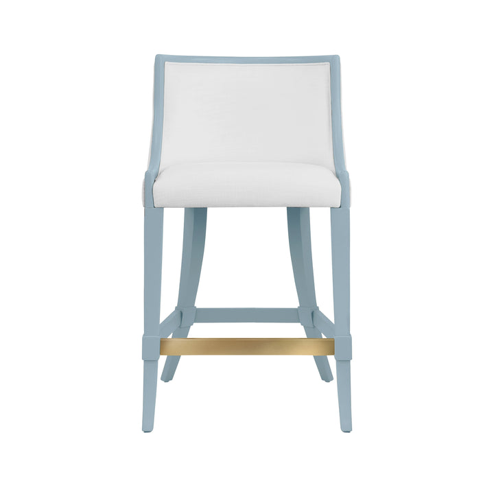 Keaton Klismos Leg Counter Stool