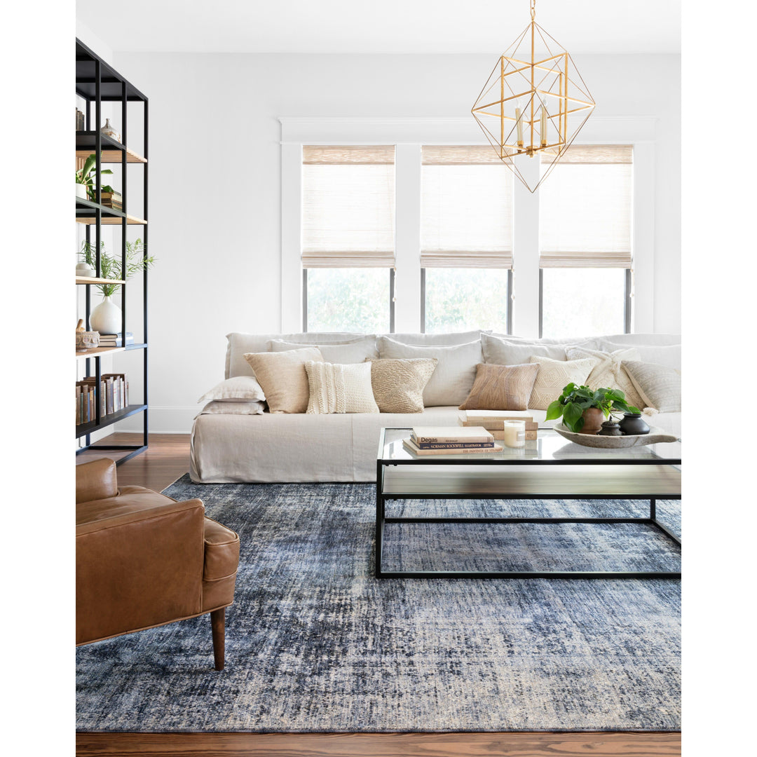 Magnolia Home By Joanna Gaines x Loloi Kennedy Denim 9'-6" x 12'-6" Area Rug