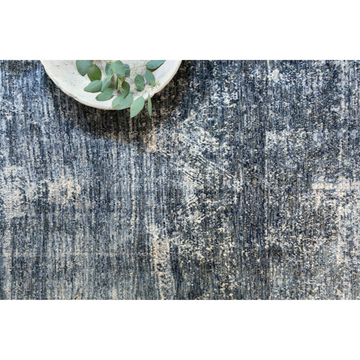 Magnolia Home By Joanna Gaines x Loloi Kennedy Denim 18" x 18" Sample Rug