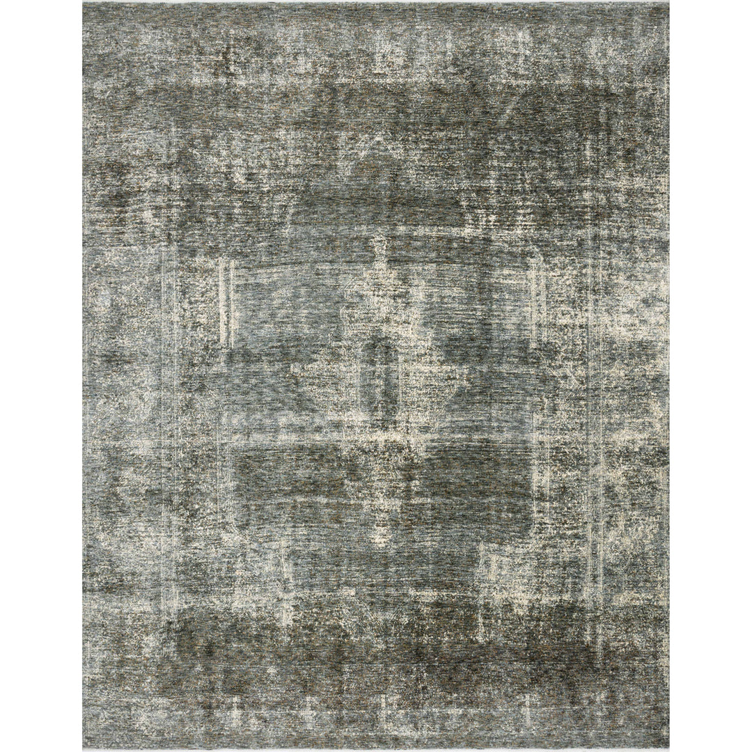 Magnolia Home By Joanna Gaines x Loloi Kennedy Bluestone 9'-6" x 9'-6" Round Area Rug