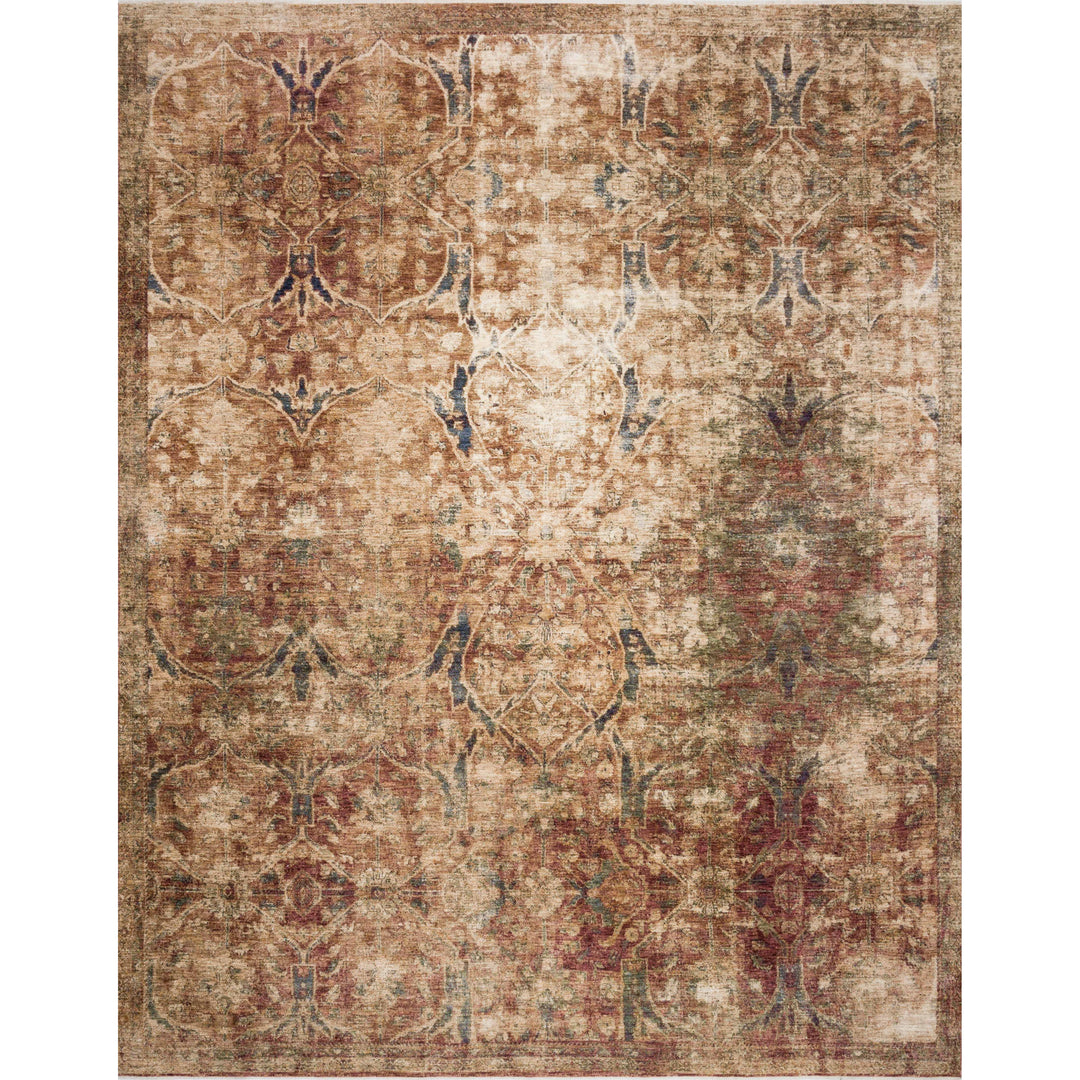 Magnolia Home By Joanna Gaines x Loloi Kennedy Rust / Multi 2'-8" x 7'-9" Runner Rug