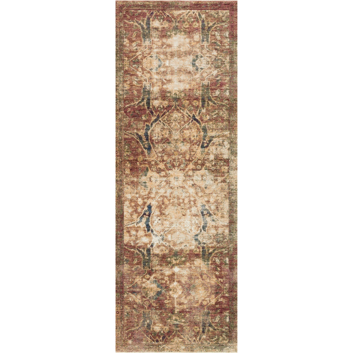 Magnolia Home By Joanna Gaines x Loloi Kennedy Rust / Multi 18" x 18" Sample Rug