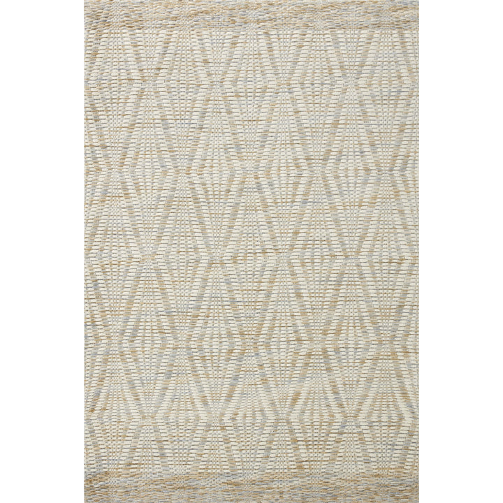 Loloi Kenzie Ivory / Sand 3'-6" x 5'-6" Accent Rug