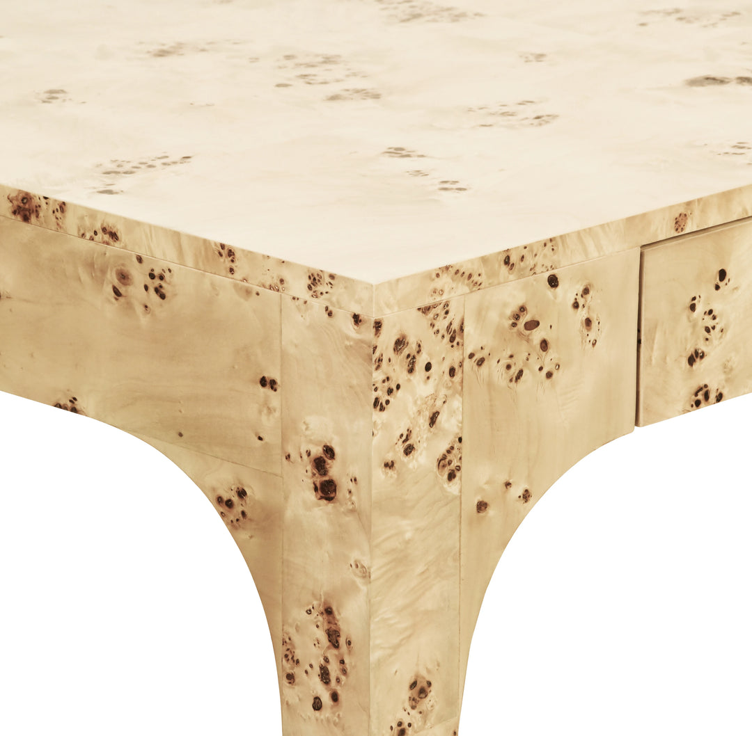 Kerry Square Two Drawer Pagoda Style Game Table