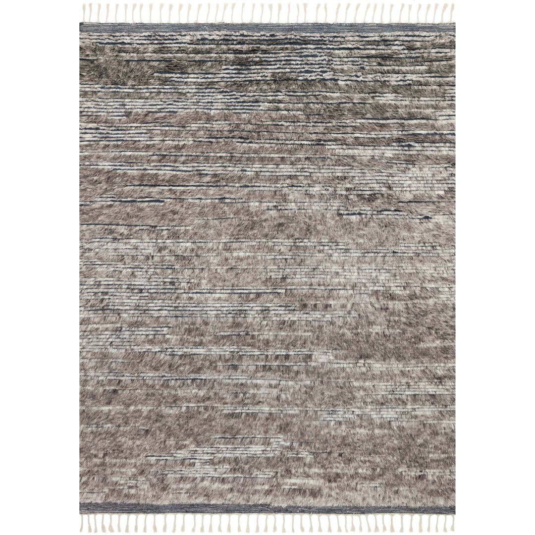 Loloi Khalid Pewter / Ink 2'-0" x 3'-0" Accent Rug