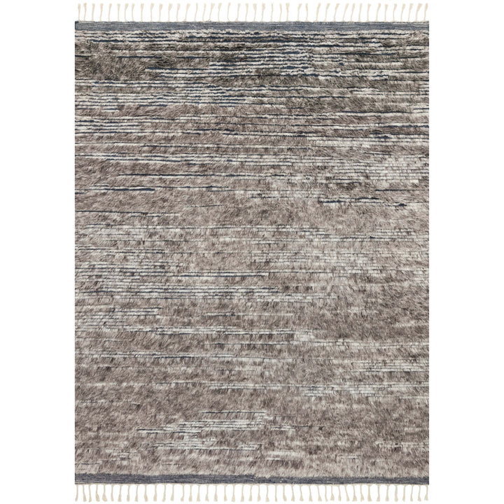 Loloi Khalid Pewter / Ink 9'-6" x 13'-6" Area Rug