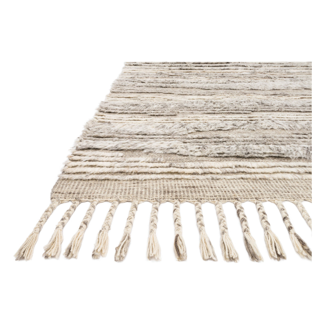 Loloi Khalid Natural / Ivory 18" x 18" Sample Rug