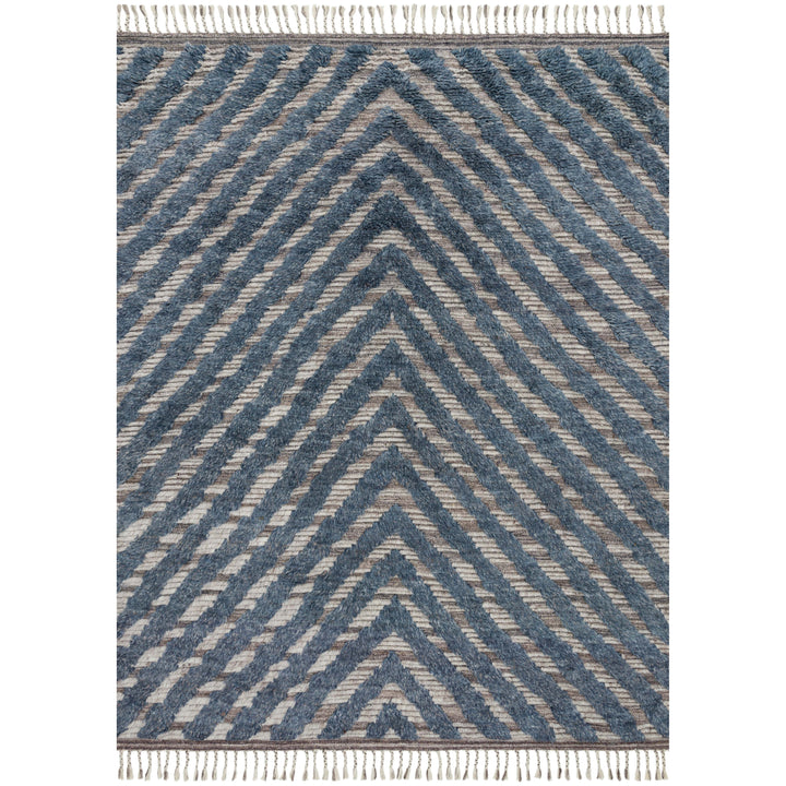 Loloi Khalid Blue / Pewter 9'-6" x 13'-6" Area Rug