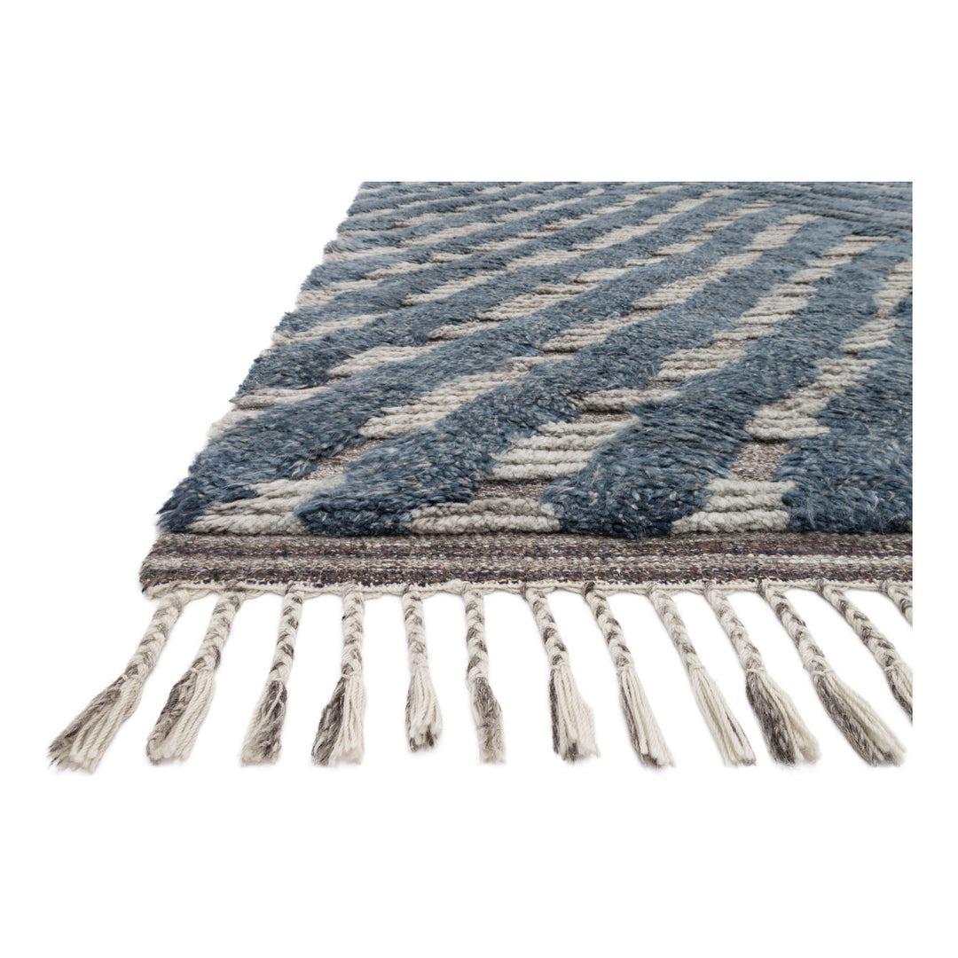 Loloi Khalid Blue / Pewter 9'-6" x 13'-6" Area Rug