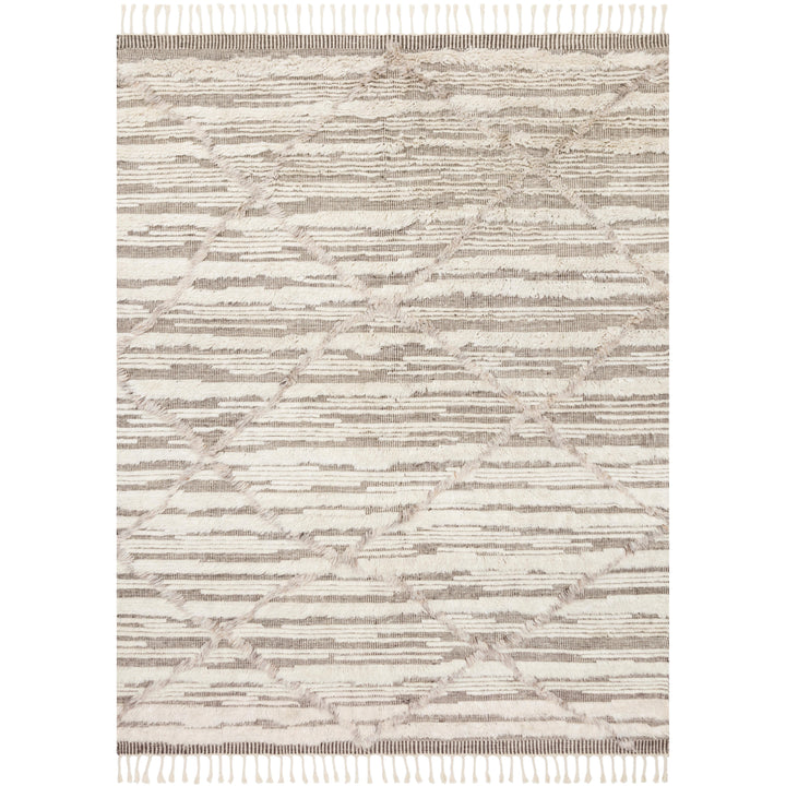 Loloi Khalid Ivory / Taupe 2'-0" x 3'-0" Accent Rug