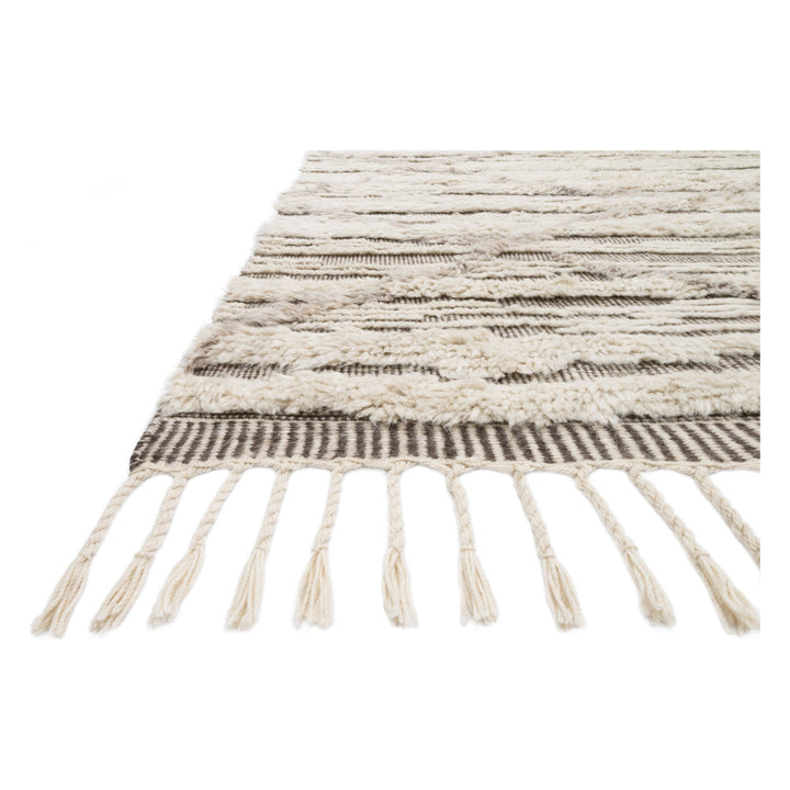 Loloi Khalid Ivory / Taupe 2'-0" x 3'-0" Accent Rug