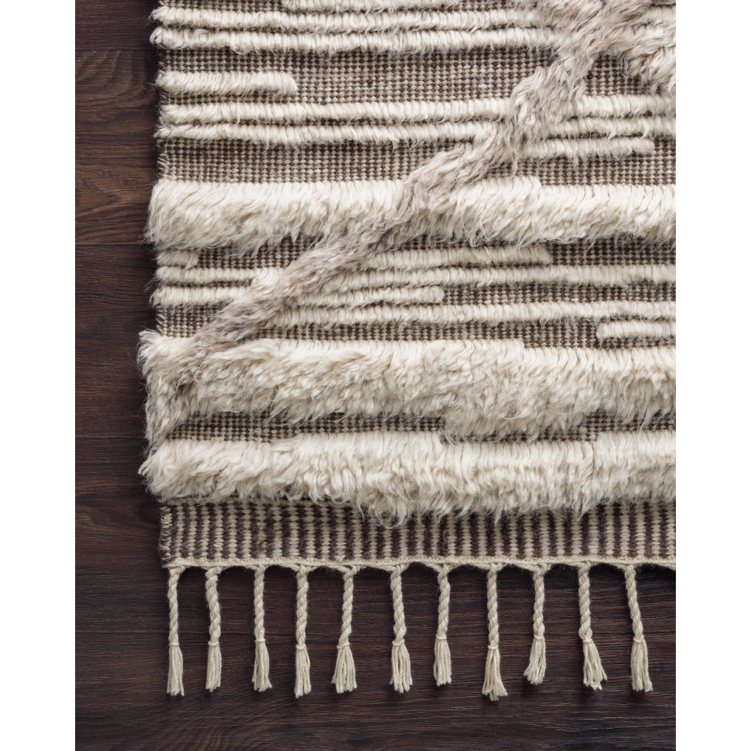 Loloi Khalid Ivory / Taupe 2'-0" x 3'-0" Accent Rug