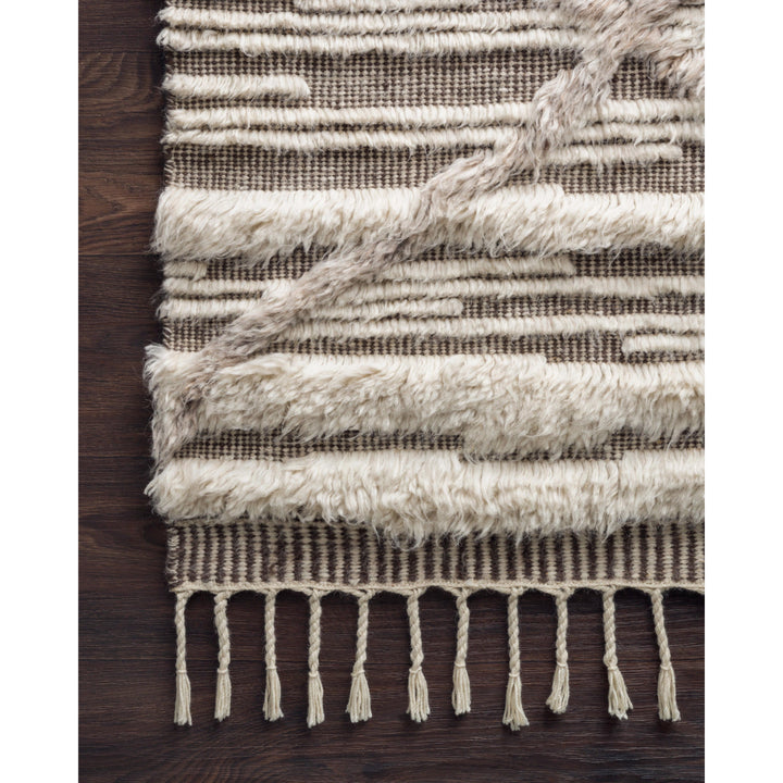 Loloi Khalid Ivory / Taupe 2'-0" x 3'-0" Accent Rug